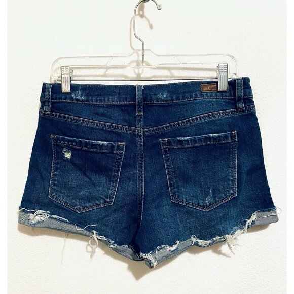 BlankNYC Shorts Womens 28 The Fulton Roll Up Distressed Ripped Boho Festival - Picture 3 of 6